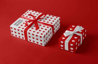 Free Valentine's Gift Boxes Mockup 1