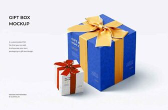 Gift Box Mockup 0