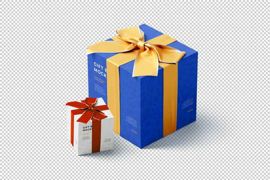 Gift Box Mockup 1