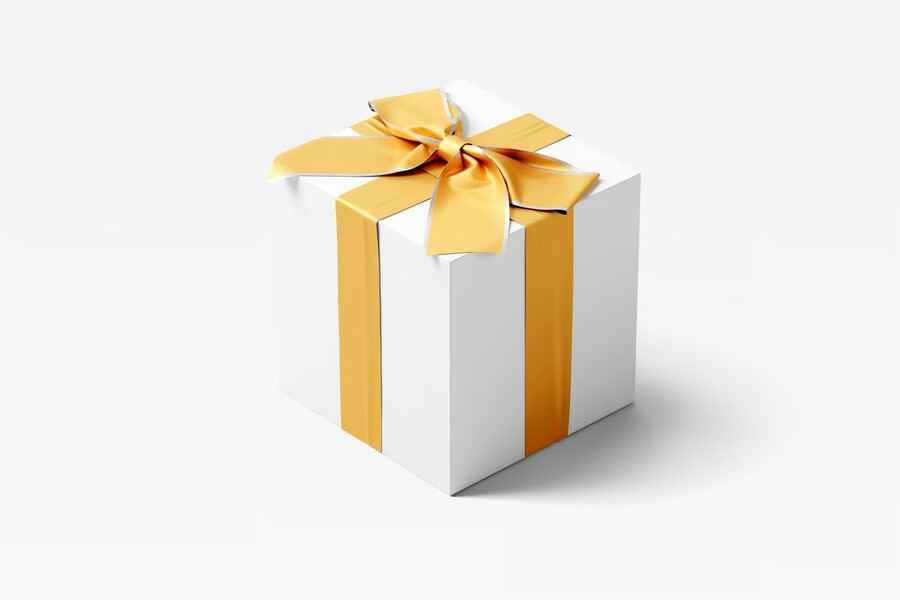 Gift Box Mockup 4