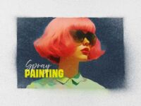 Graffiti Spray Painting Photo Effect 1