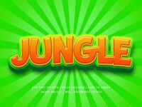Jungle Psd Text Effects 1