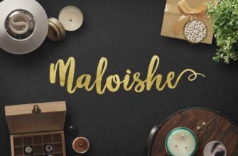 Maloishe Brush Script Font 1