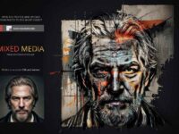 Mixed Media Template For Photoshop 1