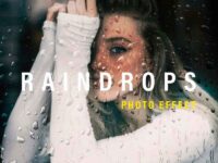 Rain On The Glass Photo Effect 1