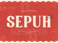 Sepuh Bold Western Varsity Font 1