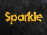 Shining Golden Text Effect 1