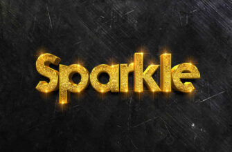 Shining Golden Text Effect 1