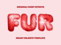 Soft Furry Text Effect 0