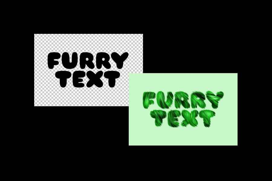 Soft Furry Text Effect 4