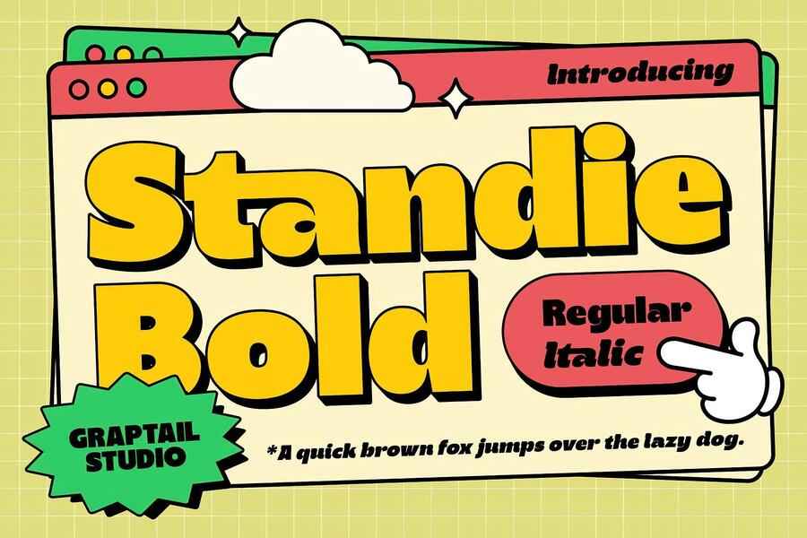 Standie Sans Display 0