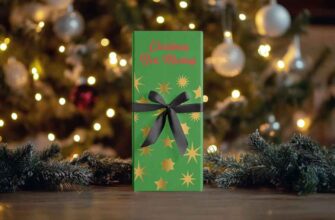 Tall Christmas Box Mockup 1