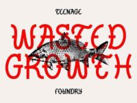 Tf Wasted Growth Display Font 0