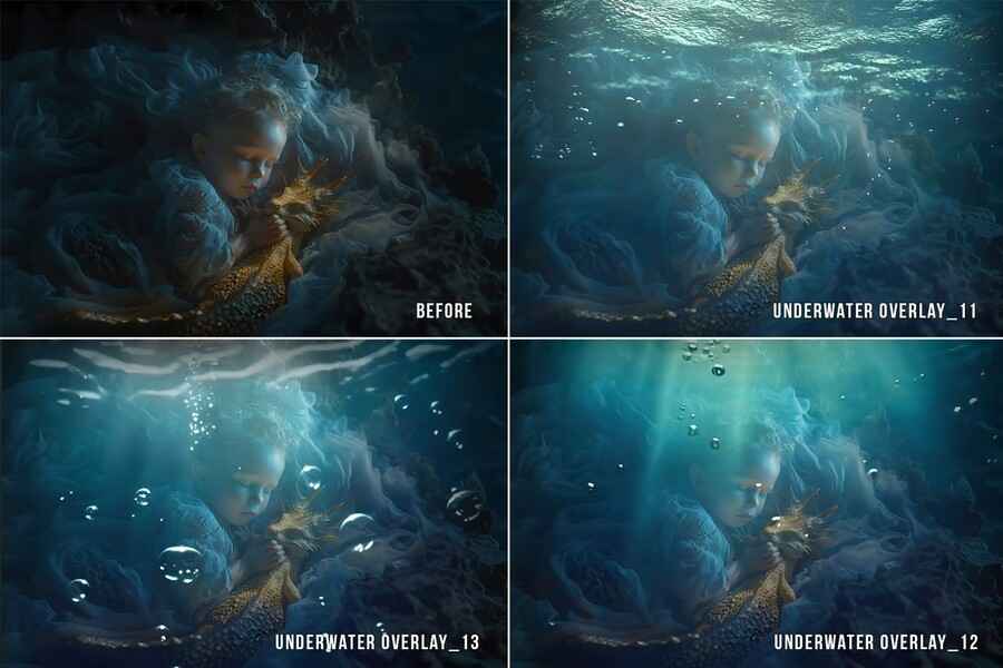 Underwater Effect Photo Overlays 5