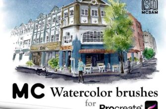 Watercolor Brushes For Procreate 1