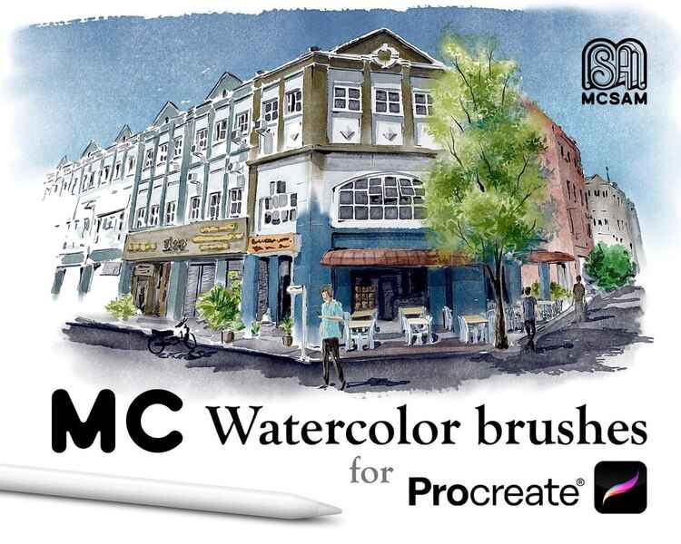 Watercolor Brushes For Procreate 1