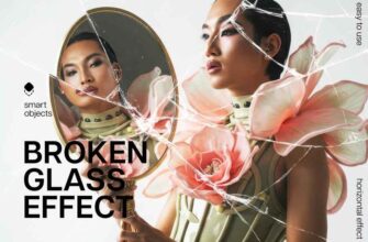 Broken Glass Photo Effect 0