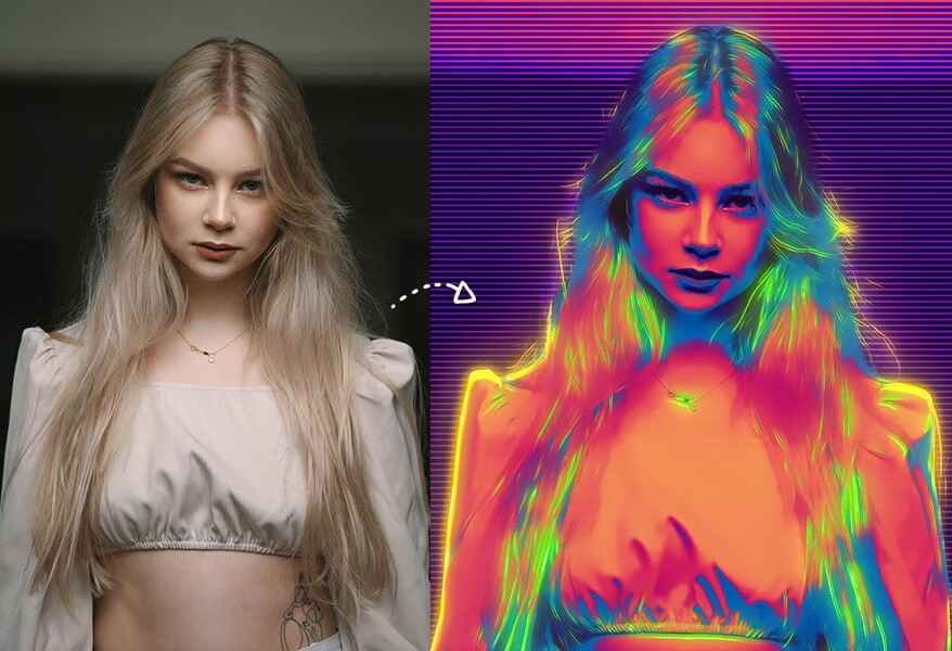 Color Gradient Photoshop Action 2 2