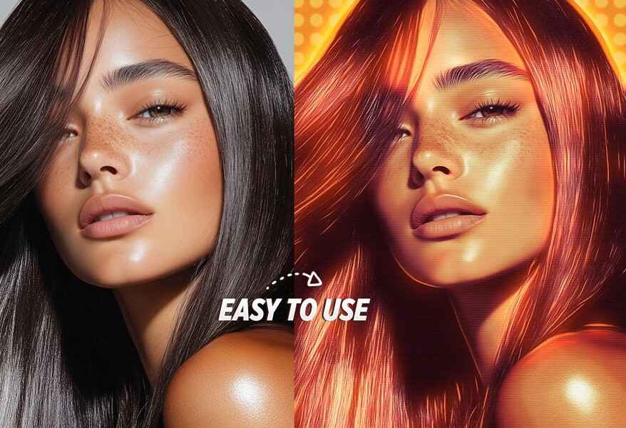 Color Gradient Photoshop Action 2 3