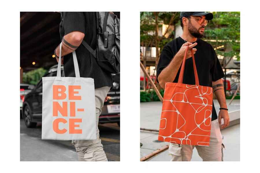 Tote Bag Urban Mockups 5