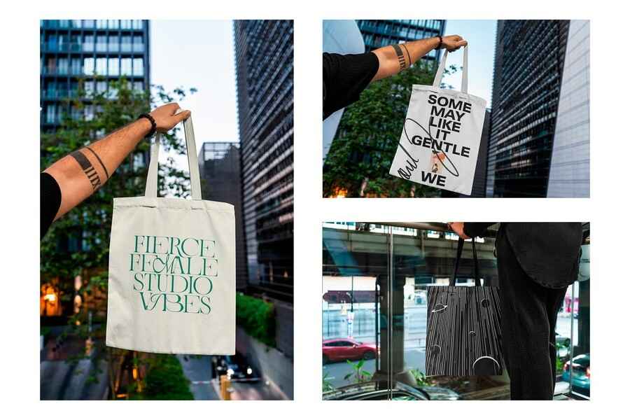 Tote Bag Urban Mockups 7