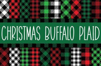 Christmas Buffalo Plaid Digital Paper