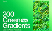 200 Green Photoshop Gradients