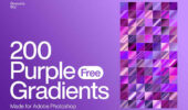 200 Purple Photoshop Gradients