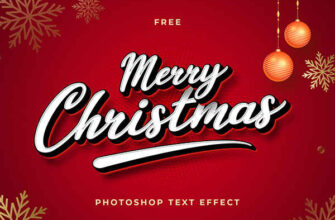 Christmas Text Effect