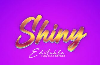 Glossy Shiny Text Effect