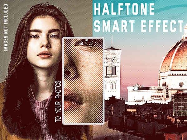 Halftone Smart Effect