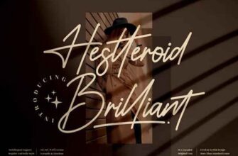 Hestteroid Brilliant Font 09