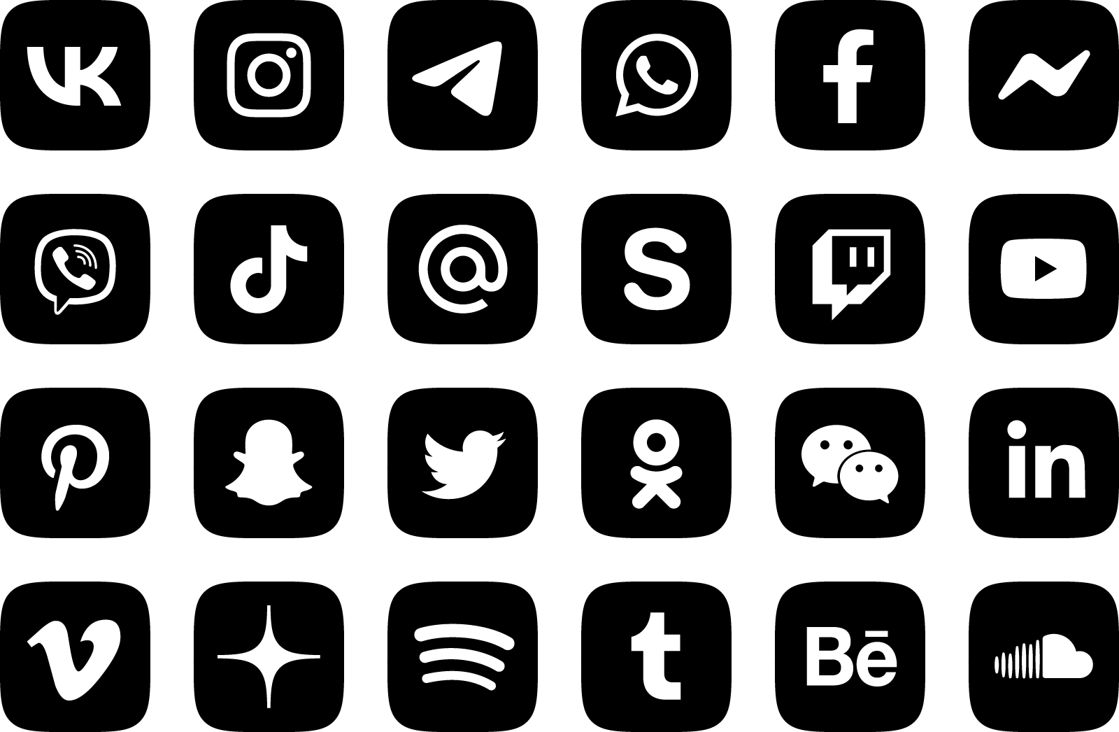 social_icons_rounded_black