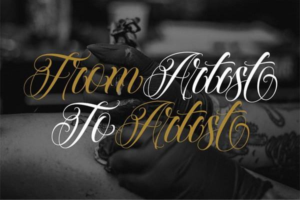 Wildstyle Chicano Tattoo Font 3