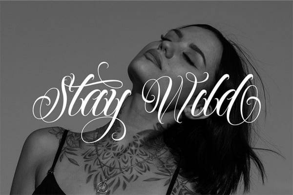Wildstyle Chicano Tattoo Font 4