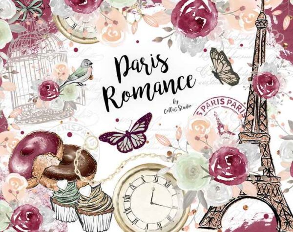 Paris Romance Clipart