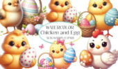 Easter Chicken And Egg Clipart