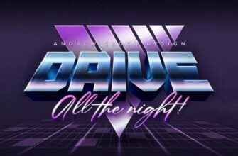 80's Style Psd Text Effects