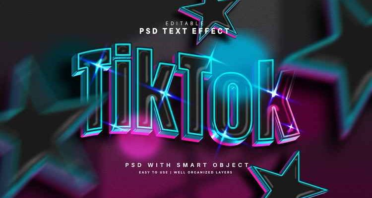 Disco Tiktok Text Effect