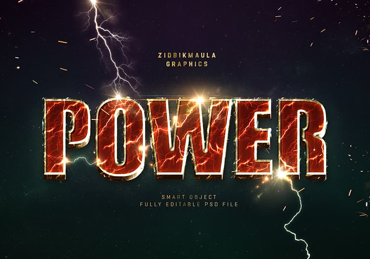 Power Text Effect 1