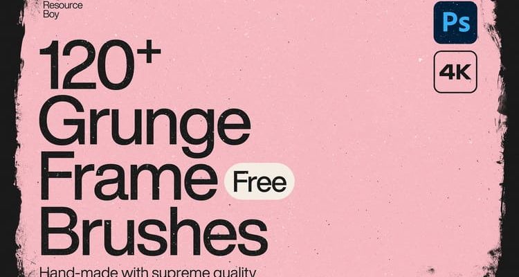 120+ Grunge Frame & Border Photoshop Brushes 1