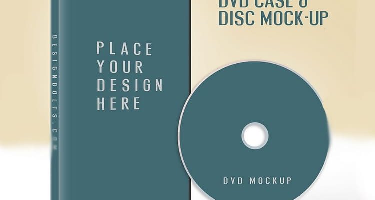 Dvd Case & Disc Mock Up