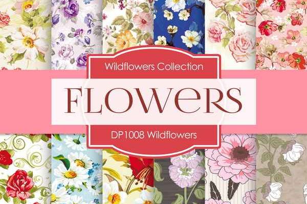 Wildflowers ~ Digital Paper Collection