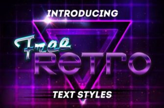 Retro Text Psd Styles