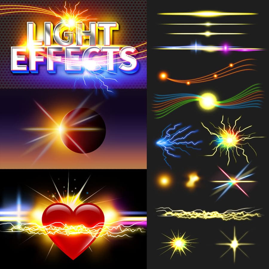 14 Sparkle & Light Effects 1