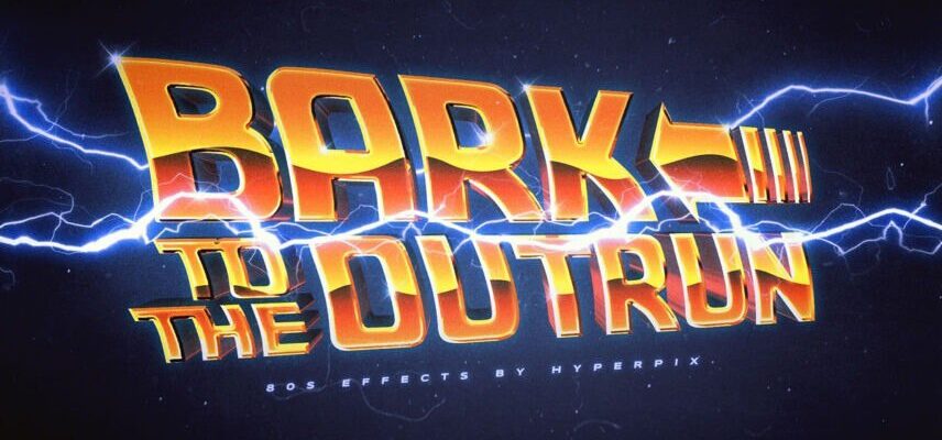 Back To The Future Text Effect