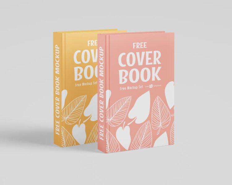Cover Book Mockup Template In Psd 01