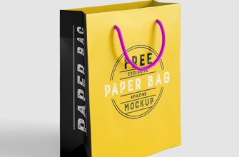 Free Exclusive Paper Bag Mockup 1