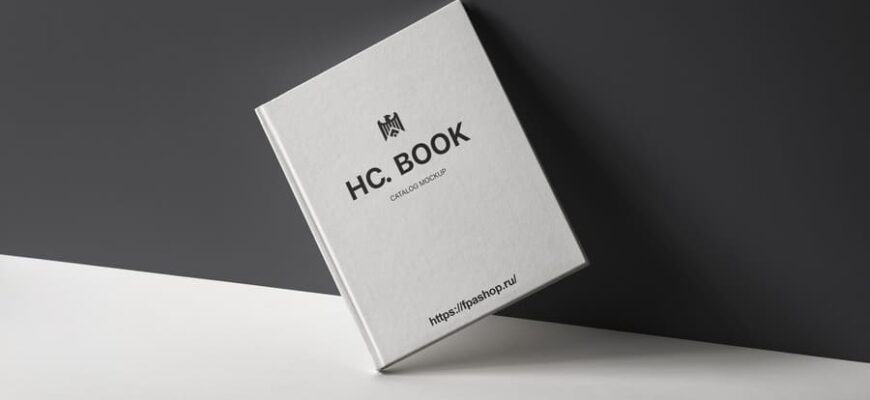 Hardcover Book Catalog Mockup (vol.2)