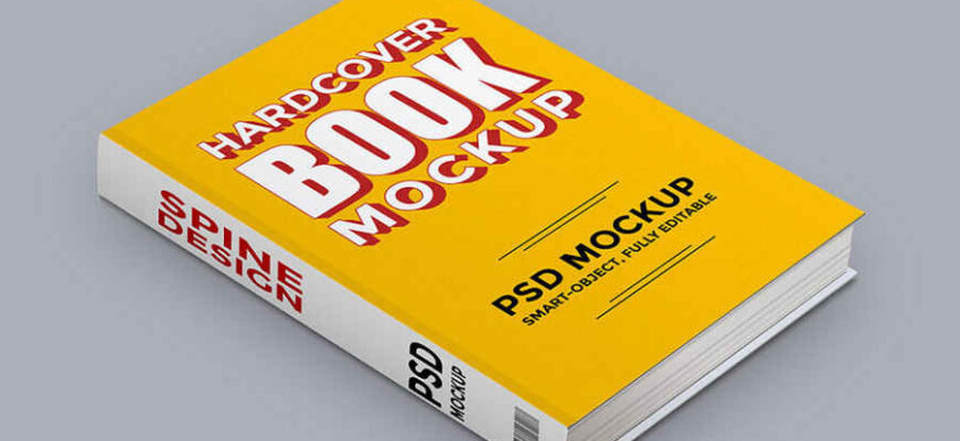 Hardcover Book Mockup Psd 01